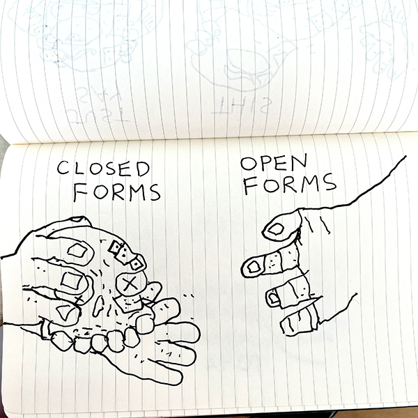 open and closed forms